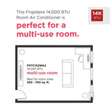 5 Pack - Frigidaire 14,000 BTU Built-In Room Air Conditioner (230V) FHTC142WA2