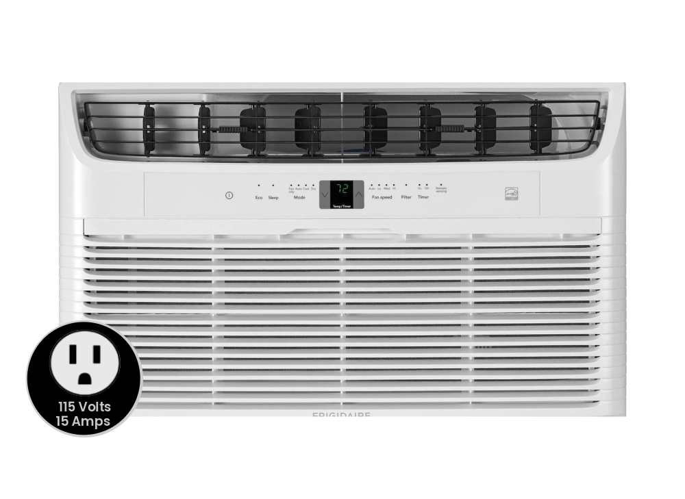 Frigidaire 8,000 BTU Built-In Room Air Conditioner with Supplemental Heat - (FHTE083WA1)