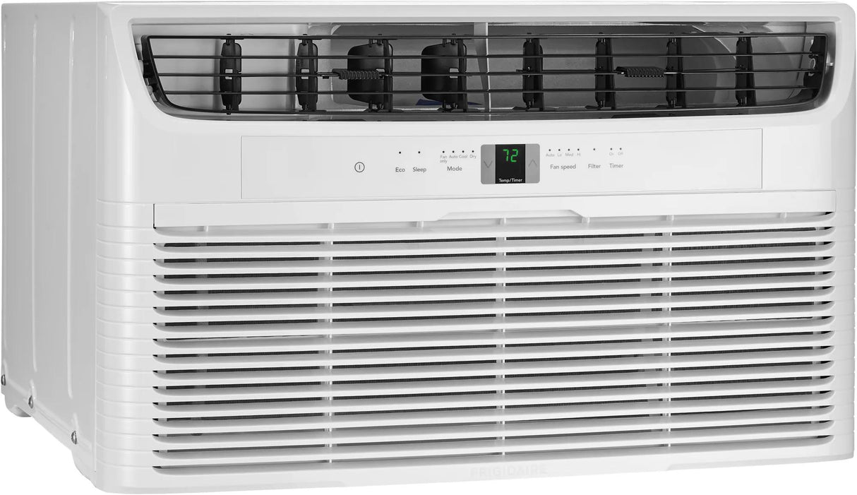 Frigidaire 12,000 BTU Through-the-Wall Room Air Conditioner with Supplemental Heat, White - FHTE123WA2