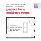 Frigidaire 12,000 BTU Built-In / Through-the-Wall Room Air Conditioner (FHTW123WB1)