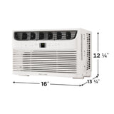 Frigidaire 6,000 BTU Window Air Conditioner with Remote, Cools 250 Sq. Ft., White - FHWC063TC1