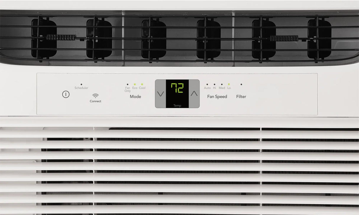 Frigidaire 8,000 BTU Window Air Conditioner with Remote, Cools 350 Sq. Ft., White - FHWC083TC1
