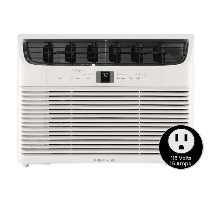 Frigidaire 12,000 BTU window air conditioner FHWC123TC1 front view