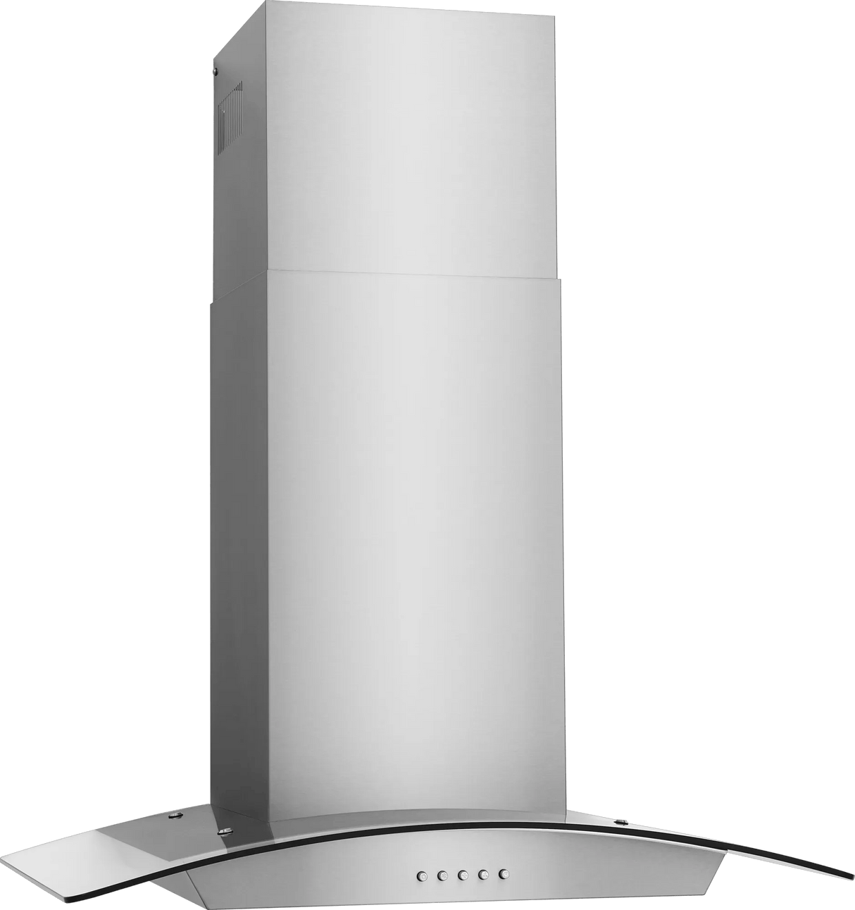 Frigidaire 30" Glass Canopy Wall-Mount Range Hood, 340 CFM, Stainless Steel