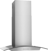 Frigidaire 30" Glass Canopy Wall-Mount Range Hood, 340 CFM, Stainless Steel