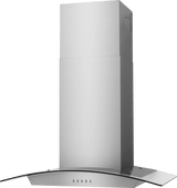 Frigidaire 30" Glass Canopy Wall-Mount Range Hood, 340 CFM, Stainless Steel