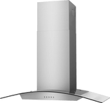 Frigidaire 36" Glass Canopy Wall-Mount Range Hood, 340 CFM, Stainless Steel