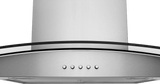 Frigidaire 36" Glass Canopy Wall-Mount Range Hood, 340 CFM, Stainless Steel