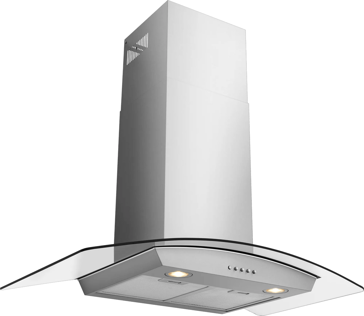 Frigidaire 36" Glass Canopy Wall-Mount Range Hood, 340 CFM, Stainless Steel