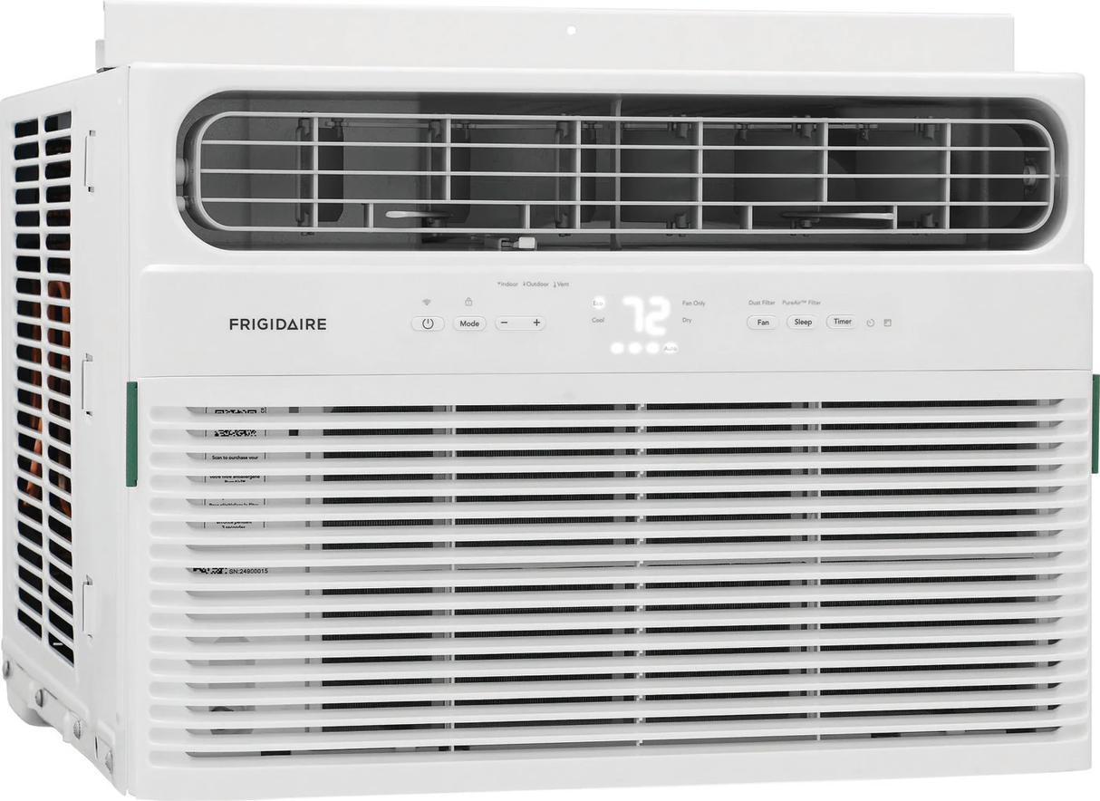 Frigidaire 12,000 BTU Window Room Air Conditioner with Wi-Fi left side view