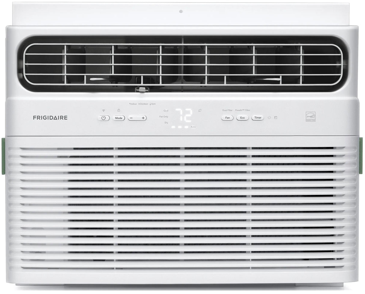Frigidaire FHWW125WE1 12,000 BTU inverter window air conditioner, front view