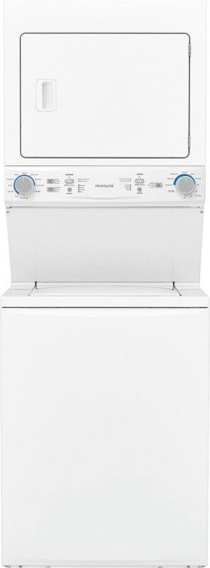 Frigidaire Electric Washer/Dryer Laundry Center - 3.9 Cu. Ft Washer and 5.5 Cu. Ft. Dryer - (FLCE7522AW) - FRIGIDAIRE