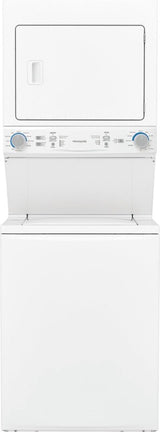 Frigidaire Electric Washer/Dryer Laundry Center - 3.9 Cu. Ft Washer and 5.5 Cu. Ft. Dryer - (FLCE7522AW) - FRIGIDAIRE