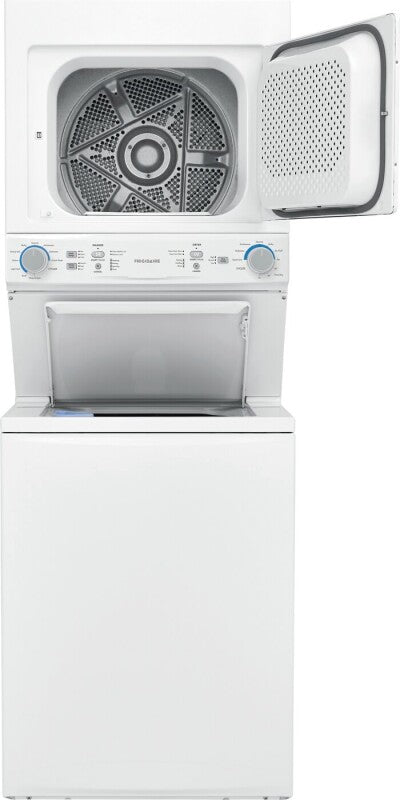 Frigidaire Electric Washer/Dryer Laundry Center - 3.9 Cu. Ft Washer and 5.5 Cu. Ft. Dryer - (FLCE7522AW) - FRIGIDAIRE