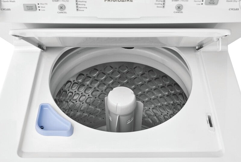 Frigidaire Electric Washer/Dryer Laundry Center - 3.9 Cu. Ft Washer and 5.5 Cu. Ft. Dryer - (FLCE7522AW) - FRIGIDAIRE