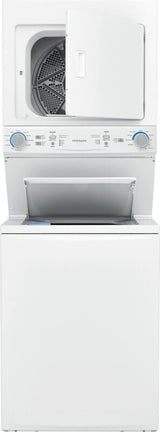 Frigidaire Electric Washer/Dryer Laundry Center - 3.9 Cu. Ft Washer and 5.5 Cu. Ft. Dryer - (FLCE7522AW) - FRIGIDAIRE