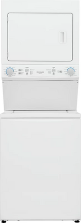 Frigidaire Electric Long Vent Stacked Laundry Center - 3.9 Cu. Ft Washer and 5.5 Cu. Ft. Dryer - (FLCE7523AW) - FRIGIDAIRE