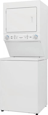 Frigidaire Electric Long Vent Stacked Laundry Center - 3.9 Cu. Ft Washer and 5.5 Cu. Ft. Dryer - (FLCE7523AW) - FRIGIDAIRE