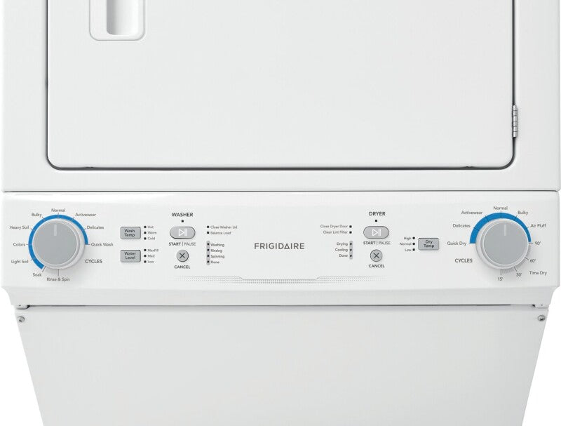 Frigidaire Gas Washer/Dryer Laundry Center - 3.9 Cu. Ft Washer and 5.5 Cu. Ft. Dryer - (FLCG7522AW) - FRIGIDAIRE