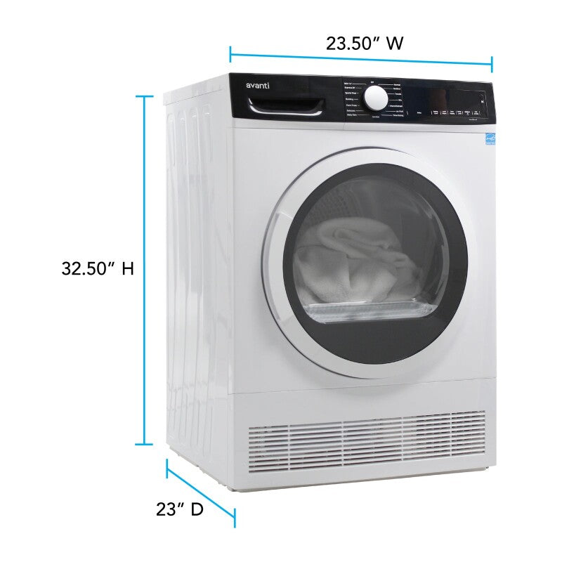 4.0 cu. ft. Front Load Dryer - (FLD40V0W) - AVANTI