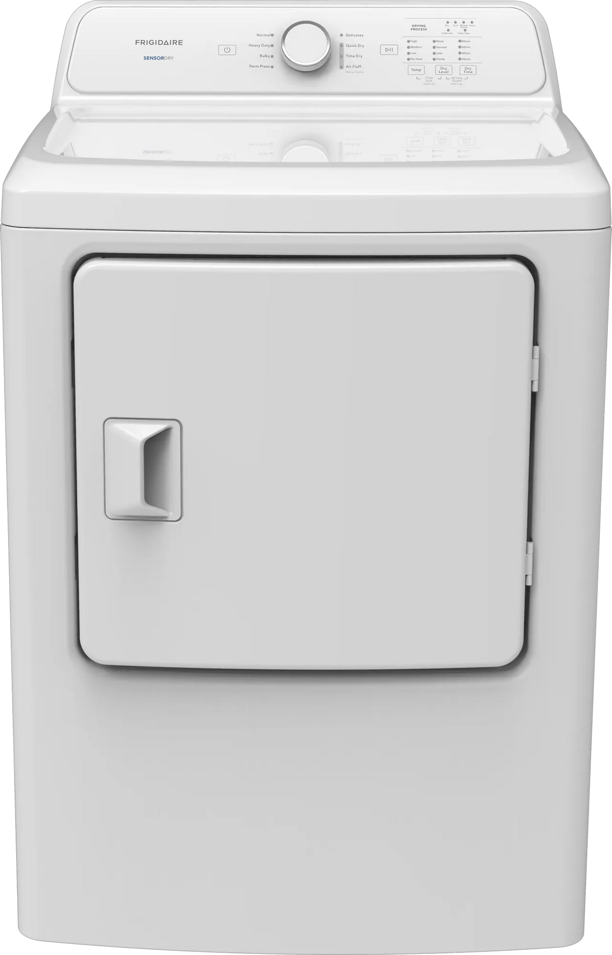 Frigidaire 7.0 Cu. Ft. Gas Dryer with 8 Dry Cycles, White