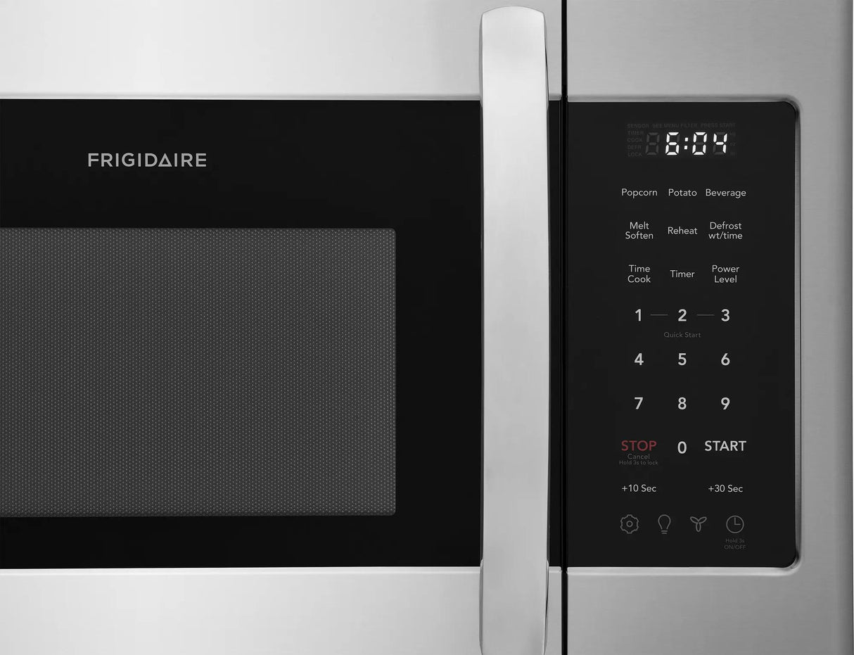 Frigidaire 1.8 Cu. Ft. Over-the-Range Microwave, 1,000 Watts, Fingerprint-Resistant Stainless Steel