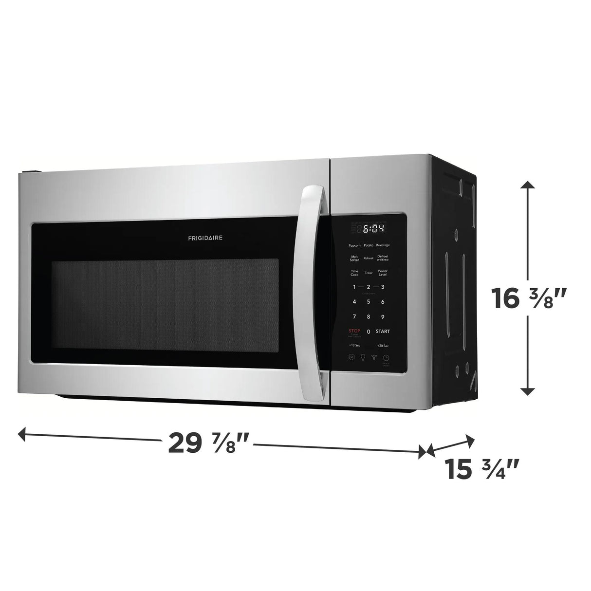 Frigidaire 1.8 Cu. Ft. Over-the-Range Microwave, 1,000 Watts, Fingerprint-Resistant Stainless Steel