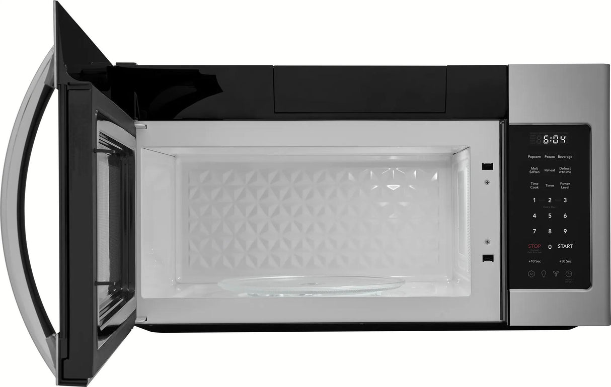 Frigidaire 1.8 Cu. Ft. Over-the-Range Microwave, 1,000 Watts, Fingerprint-Resistant Stainless Steel
