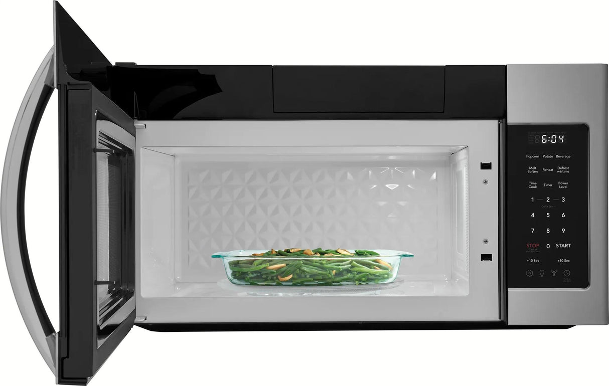 Frigidaire 1.8 Cu. Ft. Over-the-Range Microwave, 1,000 Watts, Fingerprint-Resistant Stainless Steel