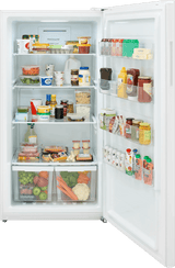 Frigidaire FRAE1836AW – door open, loaded