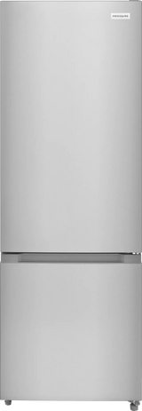 Frigidaire FRBE1226AV bottom freezer refrigerator, stainless look