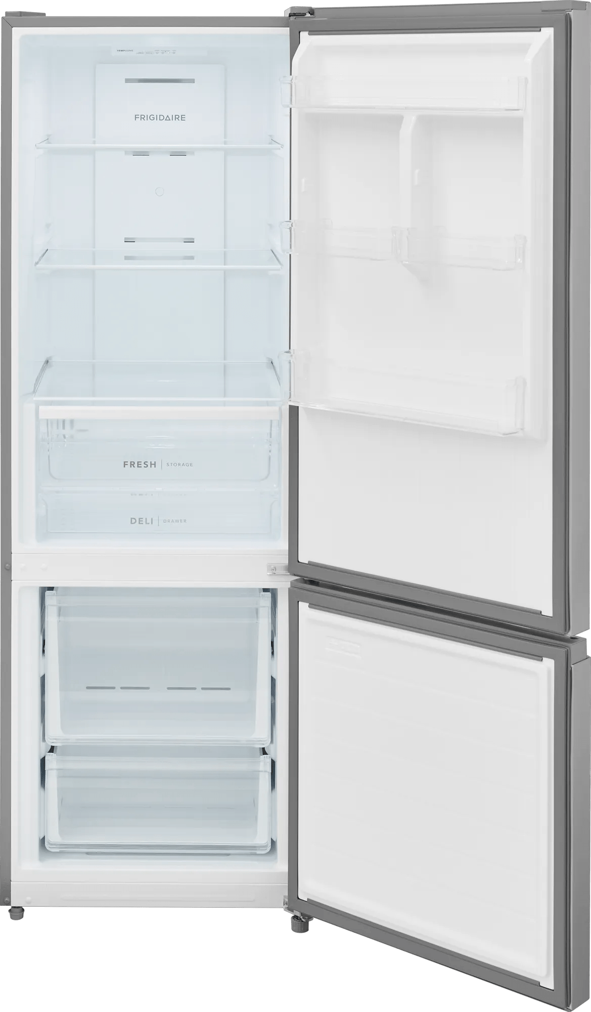 Frigidaire FRBE1226AV – doors open, empty