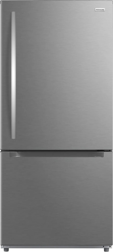 Frigidaire FRBE1925AF bottom freezer refrigerator in stainless steel