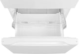 Frigidaire FRBE1925AW – freezer drawer open