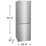 Frigidaire 11.5 Cu. Ft. Bottom Freezer Refrigerator - (FRBG1224AV) - FRIGIDAIRE