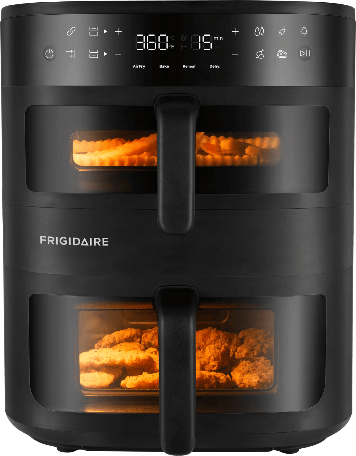 Frigidaire 11.6 Qt. DualZone 4-in-1 Air Fryer Black – FRDA110B