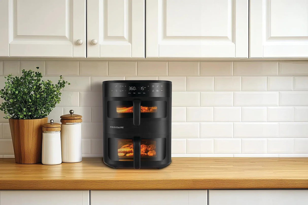 Frigidaire 11.6 Qt. DualZone 4-in-1 Air Fryer Black – FRDA110B