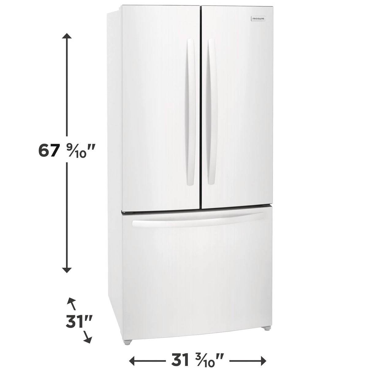 18 Cu. Ft. Counter-Depth French Door Refrigerator - (FRFG1723AW) -