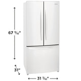 18 Cu. Ft. Counter-Depth French Door Refrigerator - (FRFG1723AW) -
