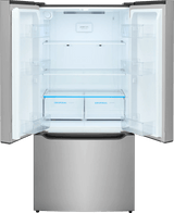 Frigidaire FRFG2033AV refrigerator – doors open, empty