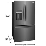 Frigidaire 27.8 Cu. Ft. Standard-Depth French Door Refrigerator - (FRFS2823AD) - FRIGIDAIRE