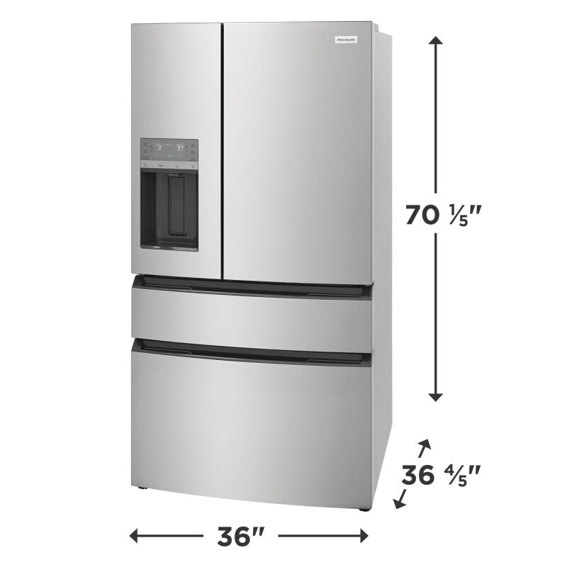 26 Cu. Ft. Standard-Depth 4-Door French Door Refrigerator - (FRMS2733AV) -