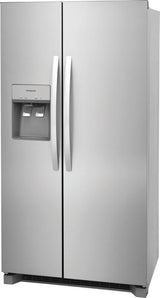 Frigidaire 22.3 Cu. Ft. 36" Counter Depth Side by Side Refrigerator - (FRSC2333AS) - FRIGIDAIRE