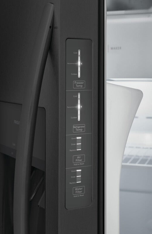Frigidaire 22.3 Cu. Ft. 33" Standard Depth Side by Side Refrigerator - (FRSS2323AD) - FRIGIDAIRE