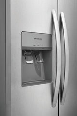 Frigidaire 22.3 Cu. Ft. 33" Standard Depth Side by Side Refrigerator - (FRSS2323AS) - FRIGIDAIRE