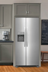Frigidaire 22.3 Cu. Ft. 33" Standard Depth Side by Side Refrigerator - (FRSS2323AS) - FRIGIDAIRE