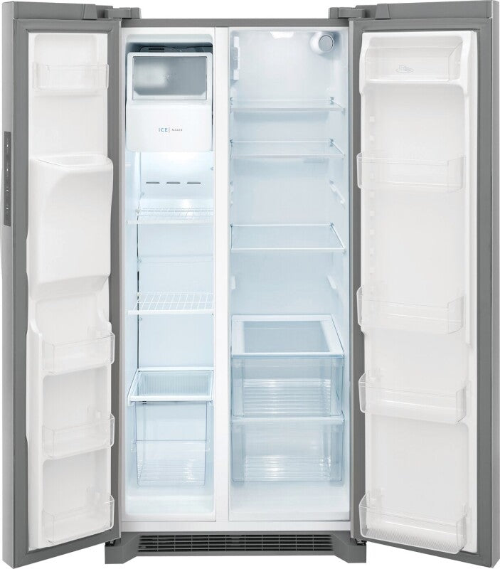 Frigidaire 22.3 Cu. Ft. 33" Standard Depth Side by Side Refrigerator - (FRSS2323AS) - FRIGIDAIRE