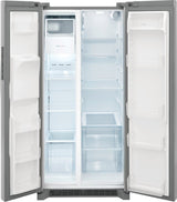 Frigidaire 22.3 Cu. Ft. 33" Standard Depth Side by Side Refrigerator - (FRSS2323AS) - FRIGIDAIRE