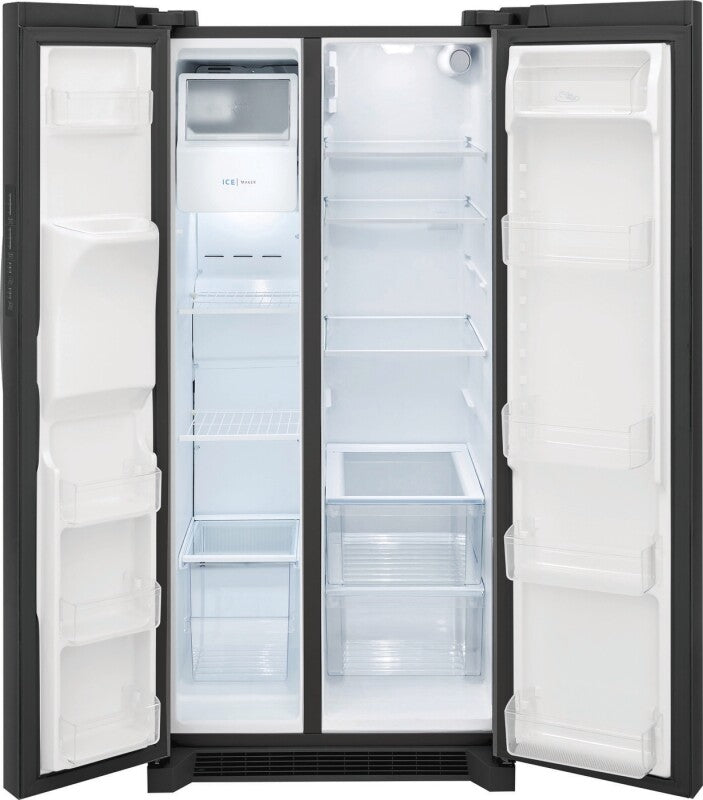 Frigidaire 22.3 Cu. Ft. 33" Standard Depth Side by Side Refrigerator - (FRSS2323AW) - FRIGIDAIRE