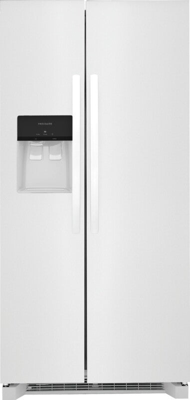 Frigidaire 22.3 Cu. Ft. 33" Standard Depth Side by Side Refrigerator - (FRSS2323AW) - FRIGIDAIRE